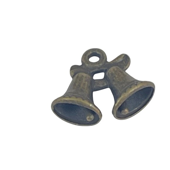Bronze Bell Shaped Pendant Charm For Jewelry Making Or Crafting Projects - Picture 1 of 5